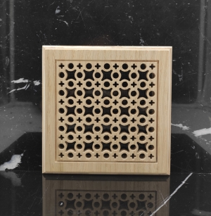 Решетка декоративная деревянная на магнитах Пересвет К-34 150х150мм